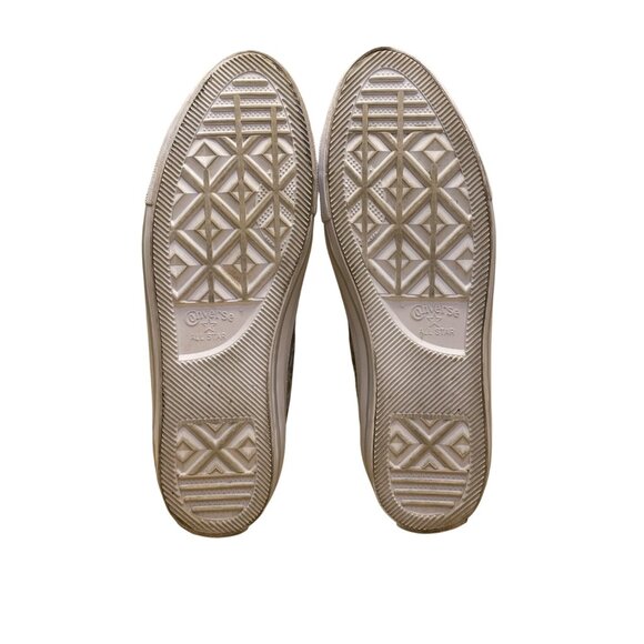 Converse Women’s Gray & White Canvas All Star Lace-Up High-Top Sneakers Size 6.5 - Picture 8 of 8